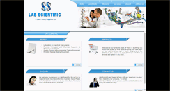 Desktop Screenshot of lab-scientific.net